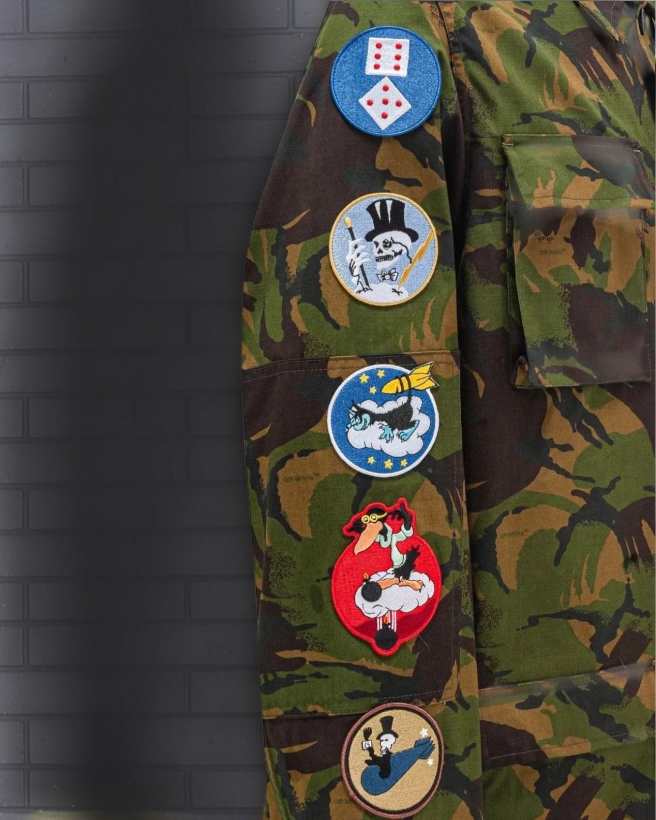 Off-White Camo Patch Field Jacket