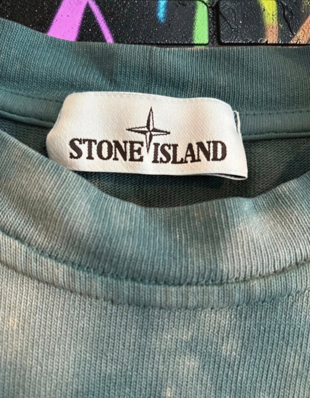 Stone Island x Aurora Fashion Custom Crewneck Sweatshirt - Green - S