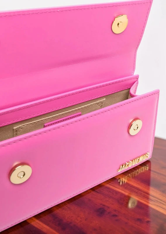 Jacquemus Le Chiquito Long Handbag – Bubblegum Pink
