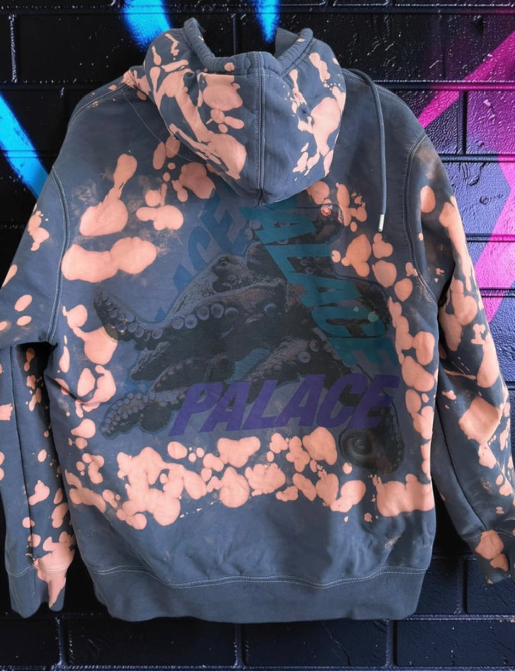 Palace x Aurora Fashion Custom Reworked Octo Hood - Blue - L
