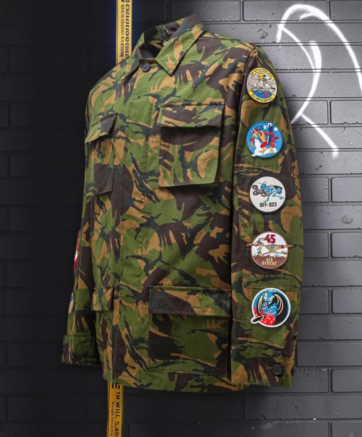 Off-White Camo Patch Field Jacket