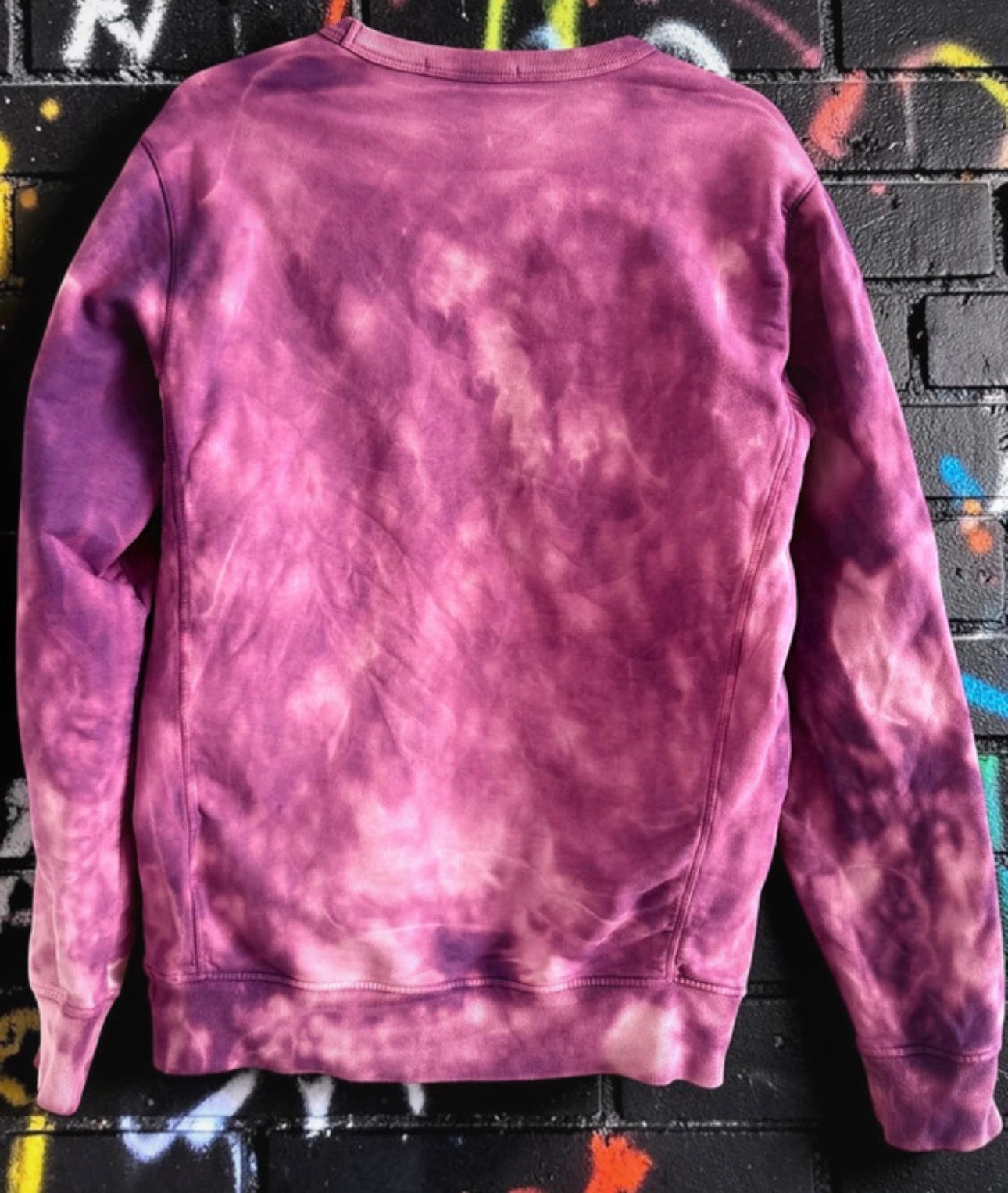 Stone Island x Aurora Fashion Custom Crewneck Sweatshirt - Pink/Purple - L