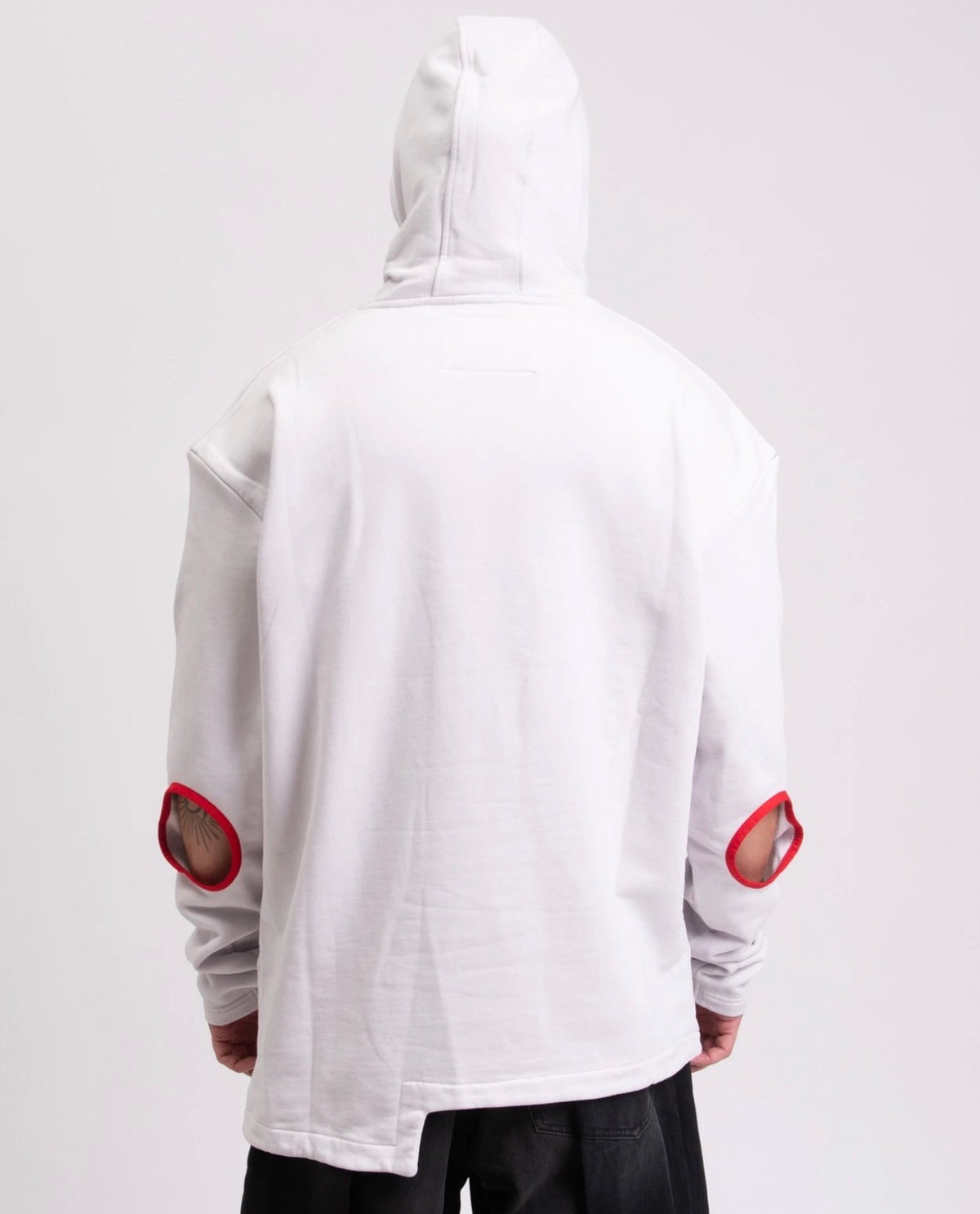 A-COLD-WALL* Portrait Graphic Elbow Cut-Out Hoodie