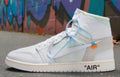 Brand New Off-White × Air Jordan 1 High "Alaska" / V.A.A. - UK 9
