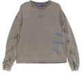 A-Cold-Wall* B/1 Ruched Oversized Sweatshirt - Nickel Grey