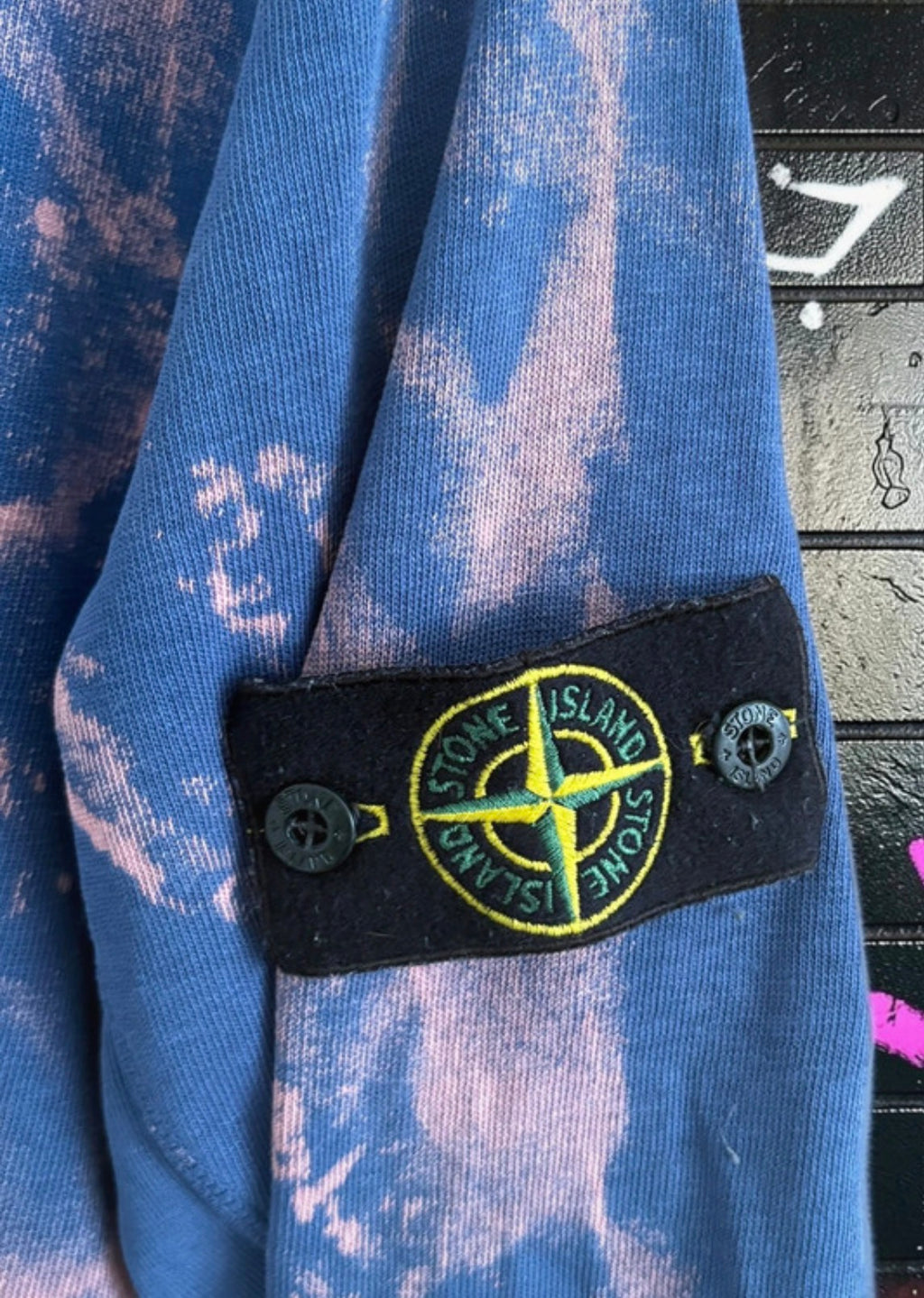 Stone Island x Aurora Fashion Custom Crewneck Sweatshirt - Navy - M