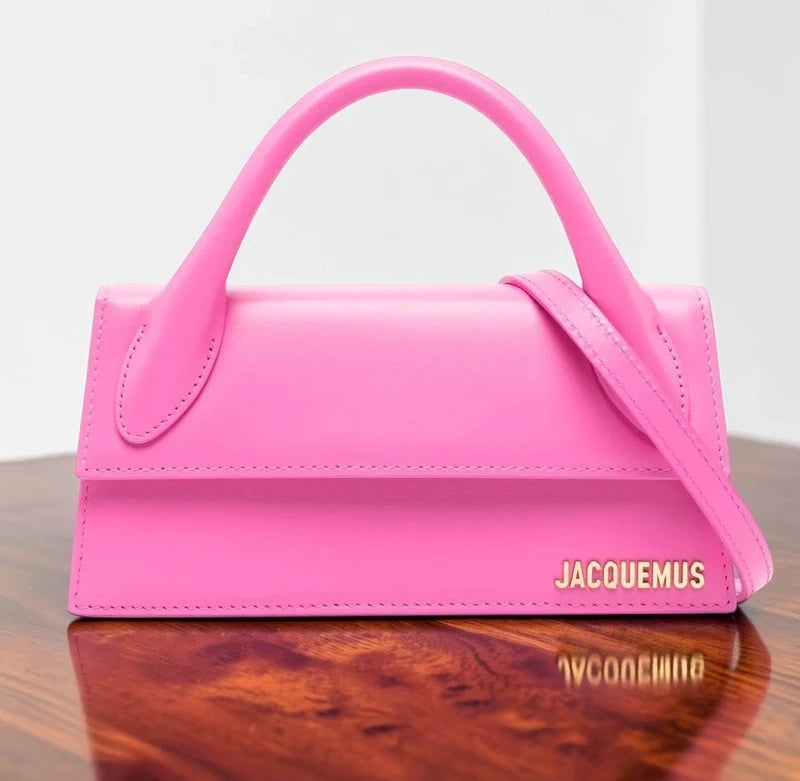 Jacquemus Le Chiquito Long Handbag – Bubblegum Pink