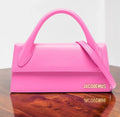 Jacquemus Le Chiquito Long Handbag – Bubblegum Pink