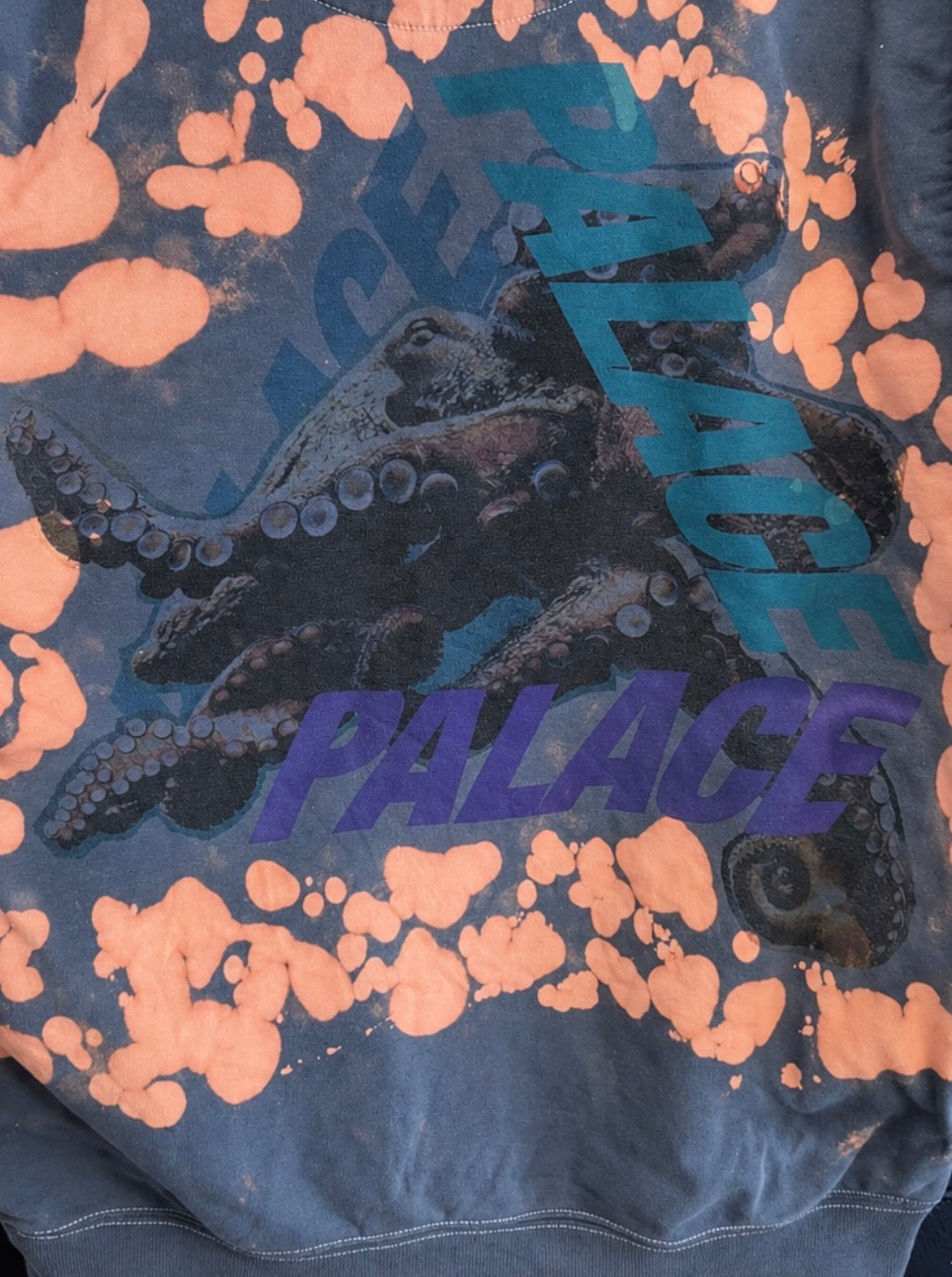 Palace x Aurora Fashion Custom Reworked Octo Hood - Blue - L