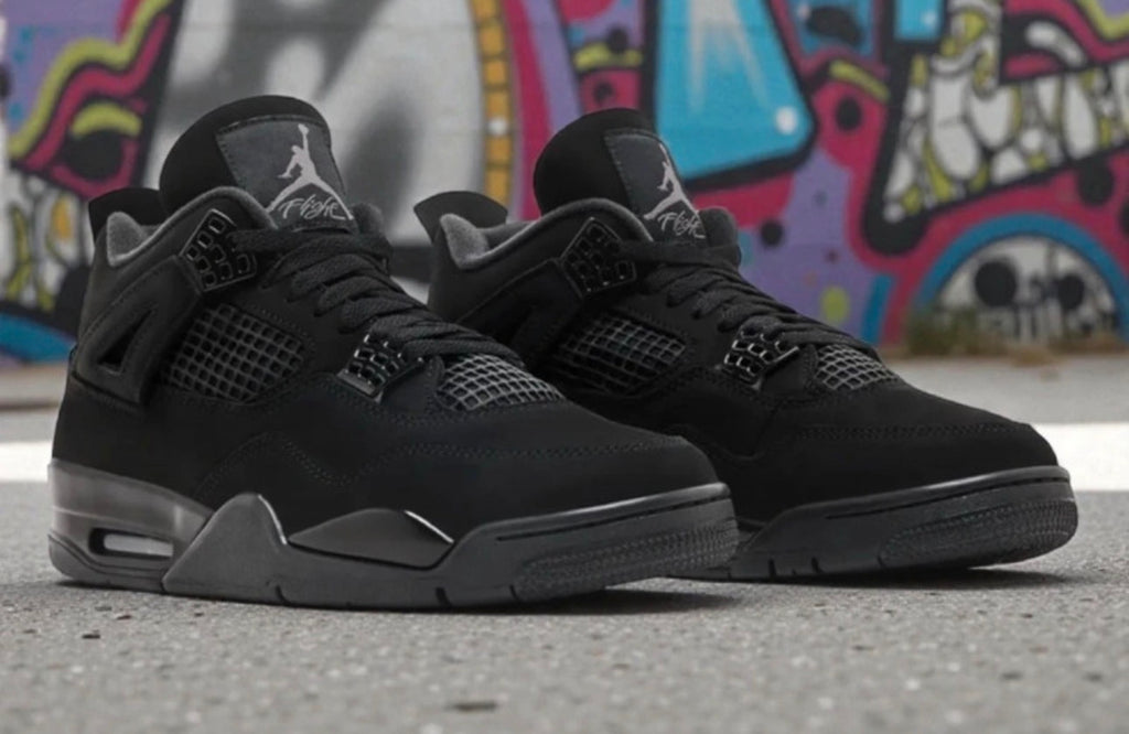 Brand New Air Jordan 4 - Black Cats - UK 11.5