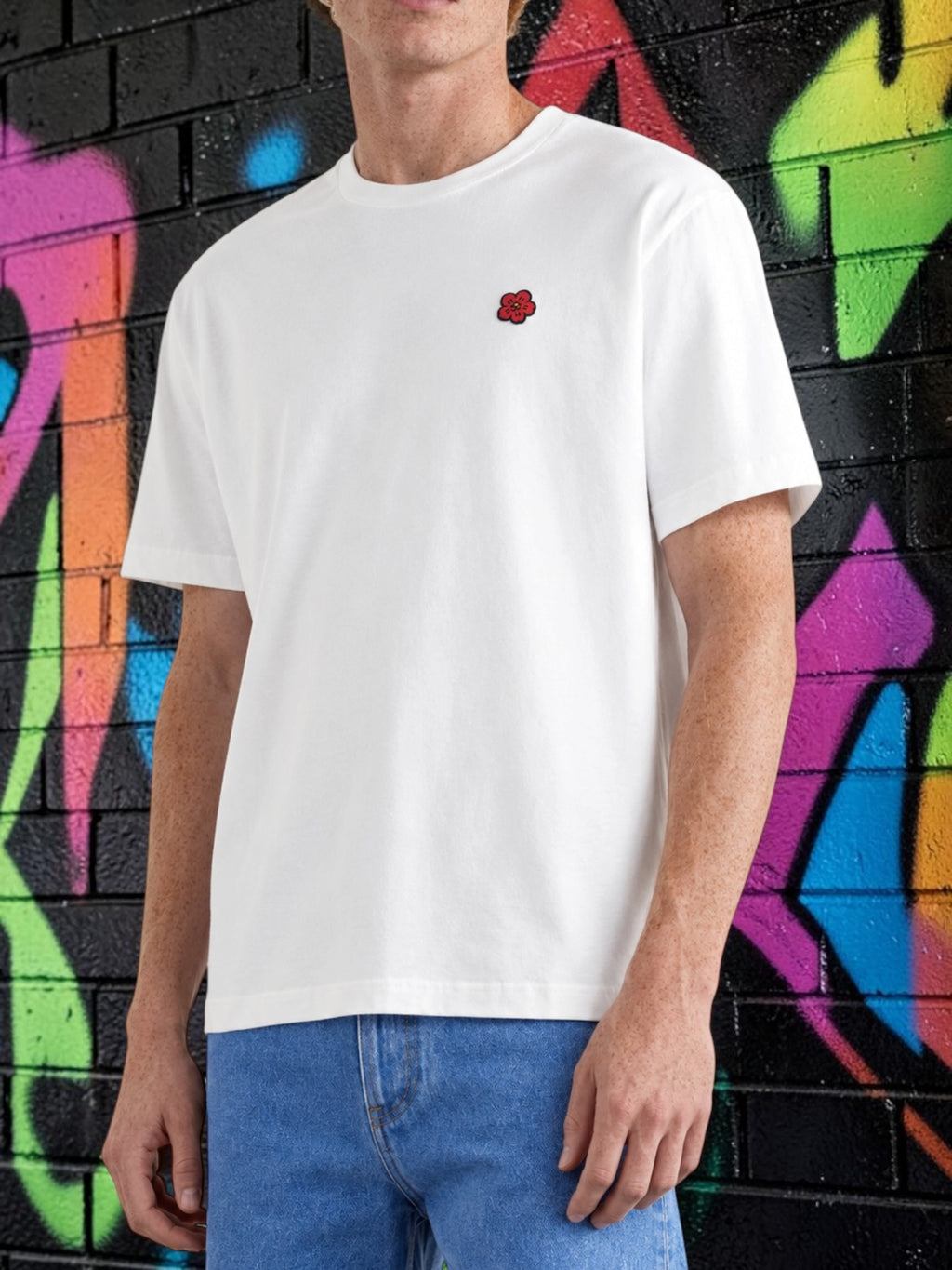 Kenzo Boke Flower Embroidered T-Shirt