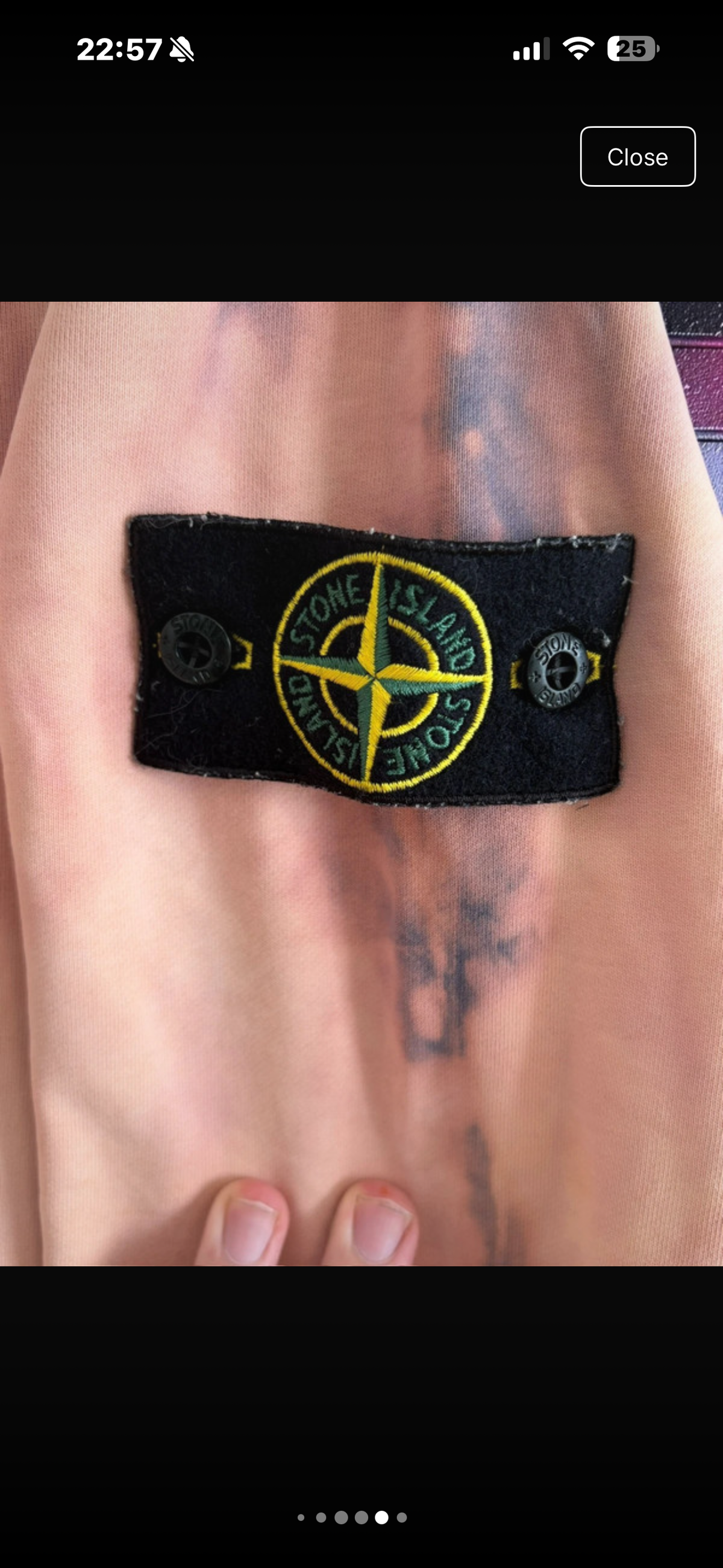 Stone Island x Aurora Fashion Custom Crewneck Sweatshirt - Navy - L