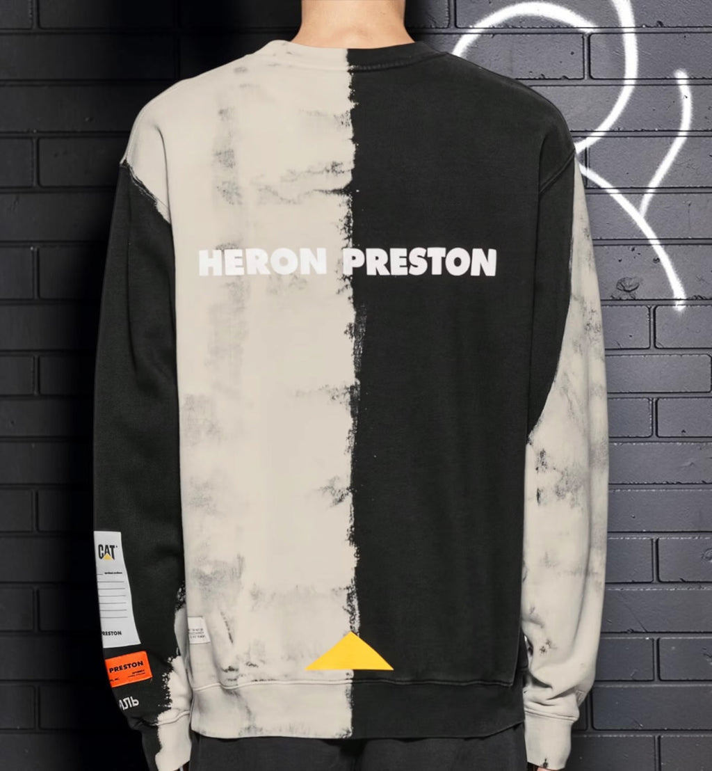 Heron Preston x Caterpillar Sweatshirt Black/White