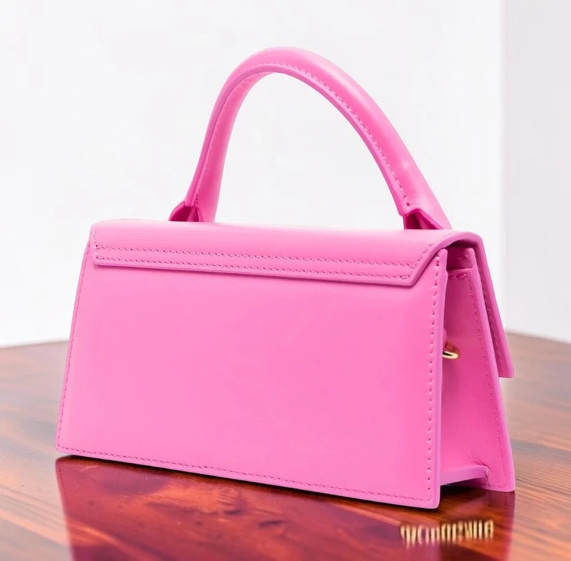 Jacquemus Le Chiquito Long Handbag – Bubblegum Pink