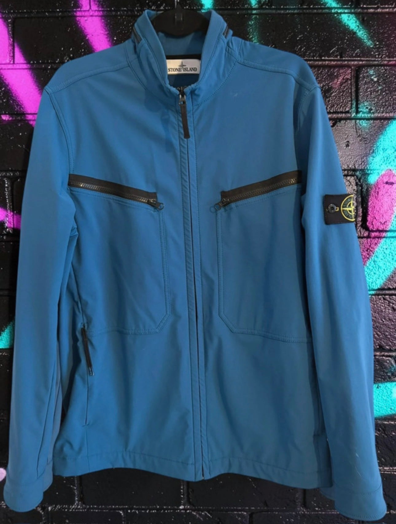 Stone Island Comfort Shell Jacket - Blue