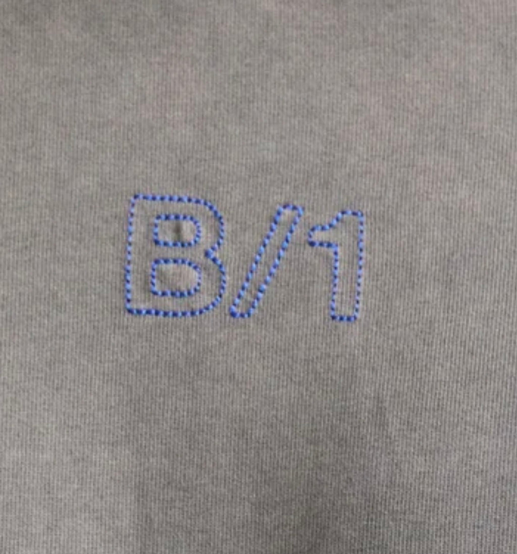 A-Cold-Wall* B/1 Ruched Oversized Sweatshirt - Nickel Grey