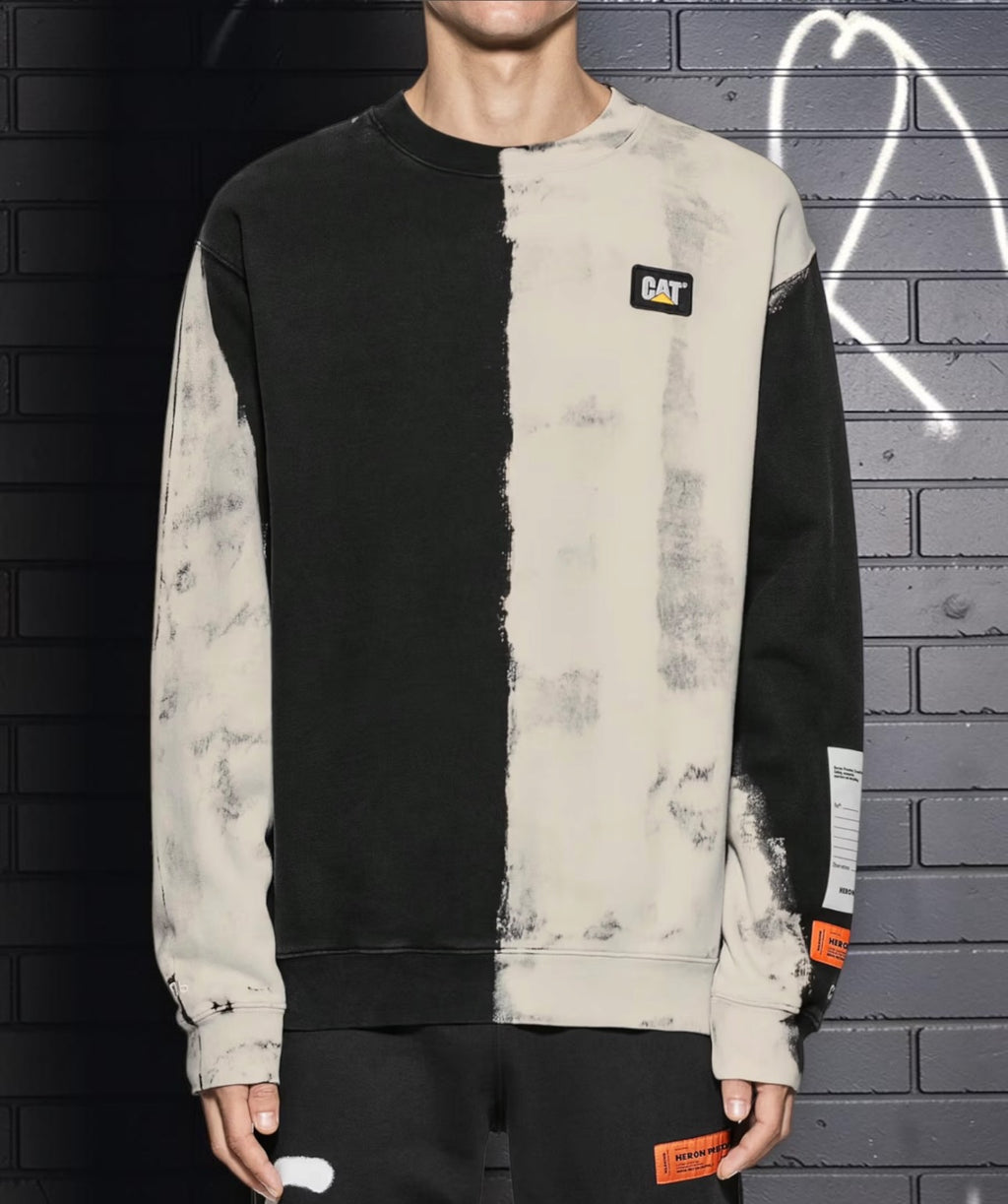 Heron Preston x Caterpillar Sweatshirt Black/White