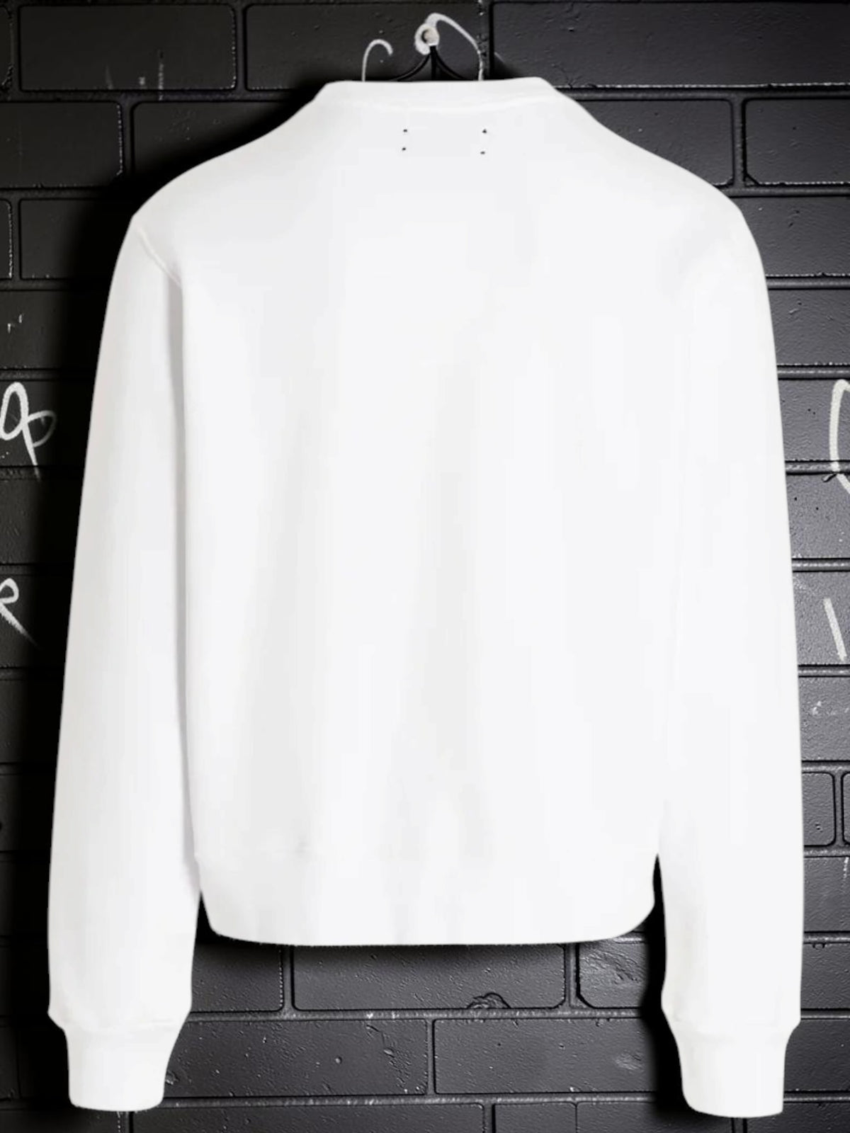 AMIRI Stencil Logo White Sweatshirt