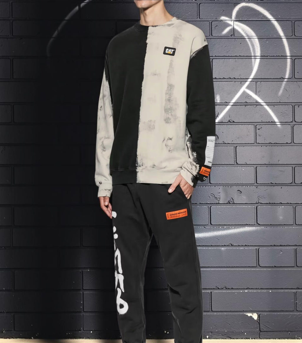 Heron Preston x Caterpillar Sweatshirt Black/White