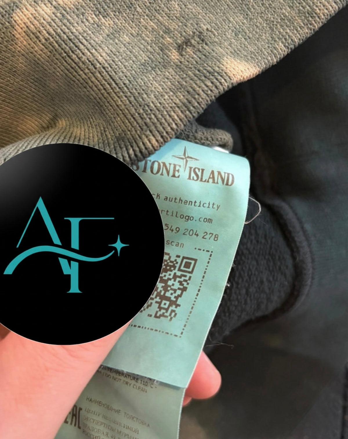 Stone Island x AuroraFashion Custom Pullover Hoodie