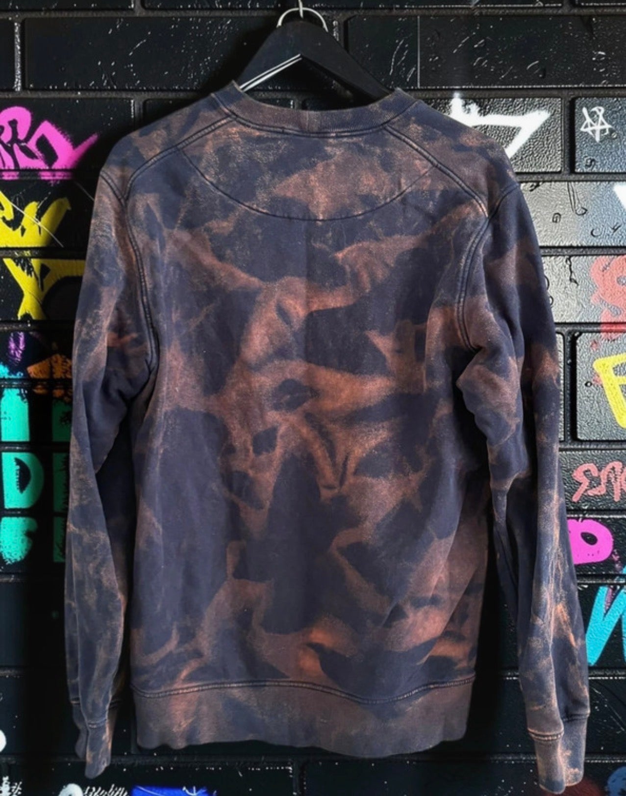 Stone Island x Aurora Fashion Custom Crewneck Sweatshirt - Black - M