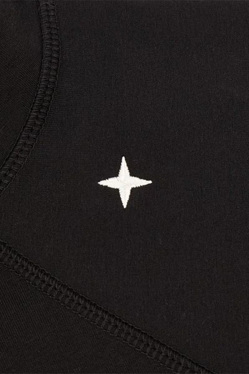 Stone Island Stellina Cotton Off The Hook Hoodie Black – M