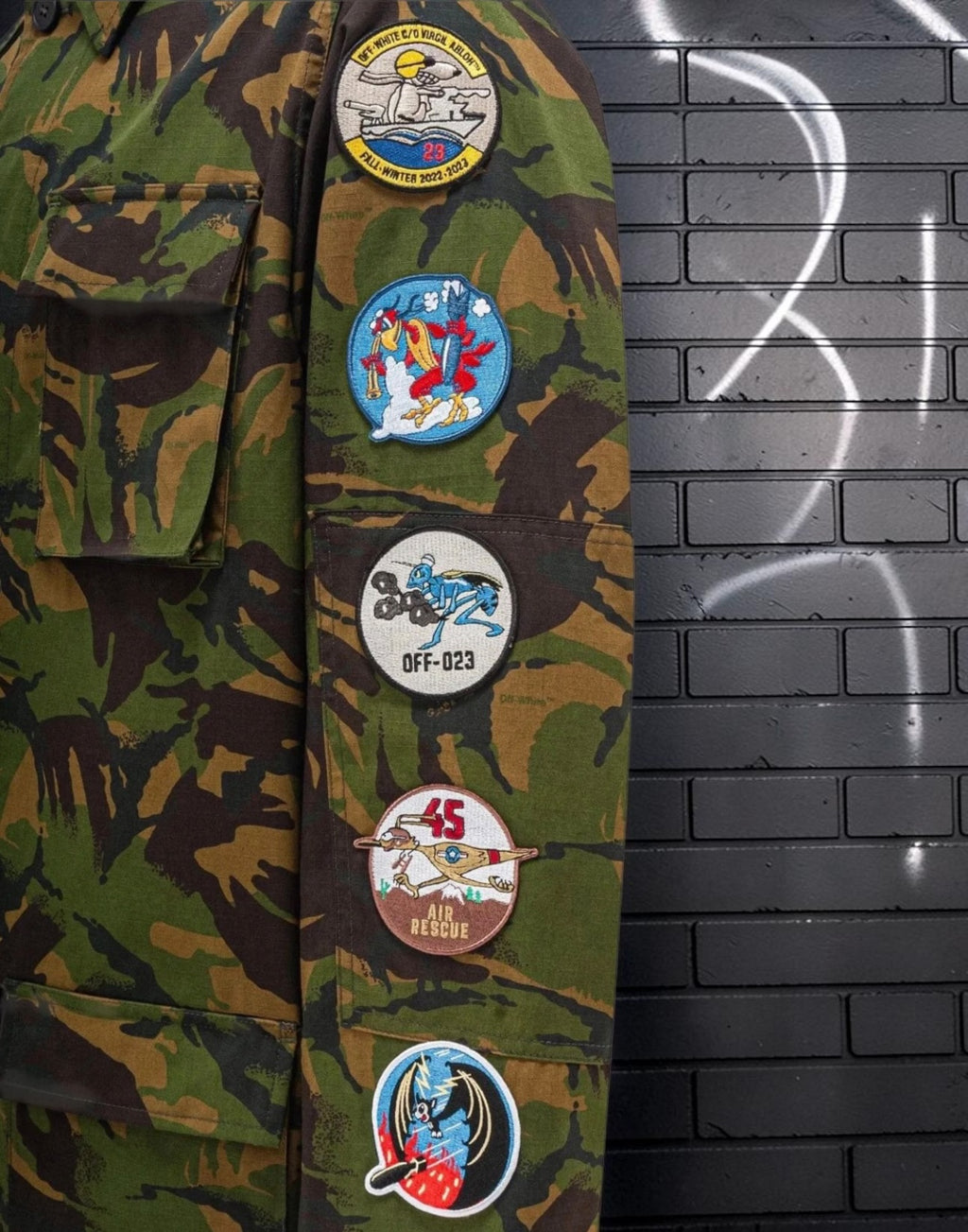 Off-White Camo Patch Field Jacket